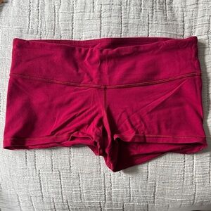lululemon athletica Red Athletic Shorts